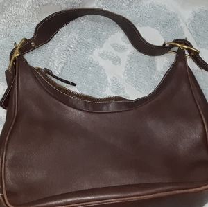 Vintage brown Coach shoulder bag